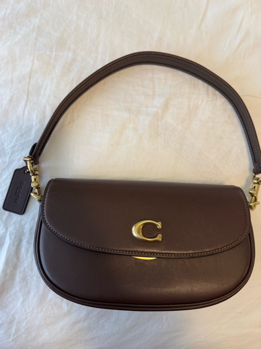 Coach Emmy 23 Saddle Bag in Maple - Picture 4 of 14